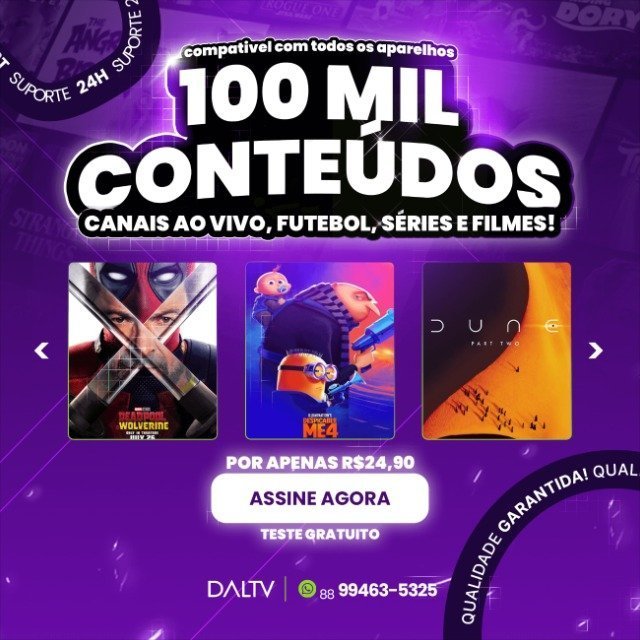 CANAIS ONLINE - TESTE GRÁTIS